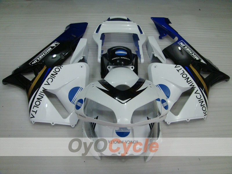Kit de carénage à injection pour CBR600RR 03-04 - Blanc, Noir - Konica Minolta #OYO87902530 Image secondaire du produit