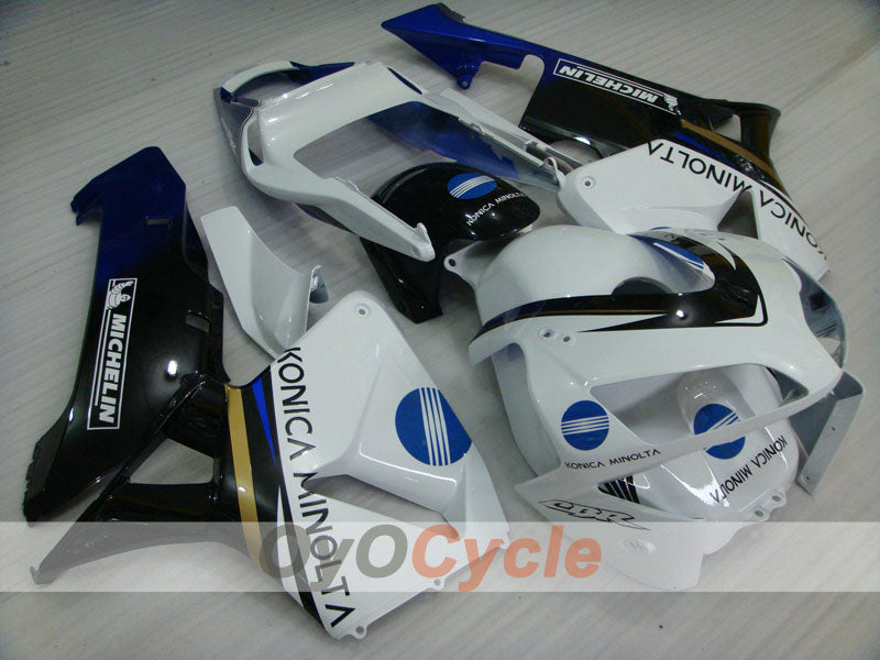 Kit de carénage à injection pour CBR600RR 03-04 - Blanc, Noir - Konica Minolta #OYO87902530
