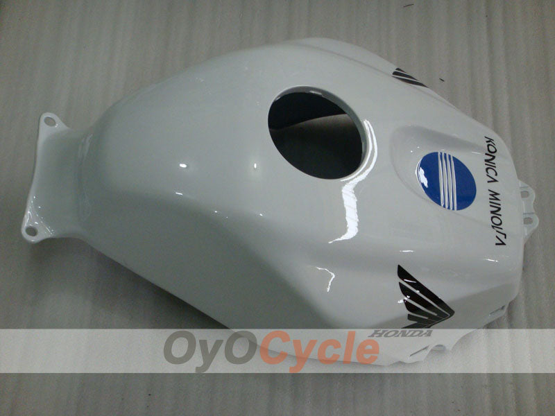 Kit de carénage à injection pour CBR600RR 03-04 - Blanc, Noir - Konica Minolta #OYO87902530