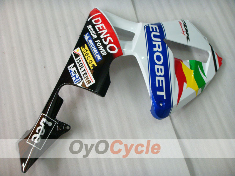 Kit de carénage à injection pour CBR600RR 03-04 - Blanc, Noir - Lee #OYO87902536