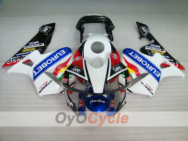 Kit de carénage à injection pour CBR600RR 03-04 - Blanc, Noir - Lee #OYO87902536 Image secondaire du produit