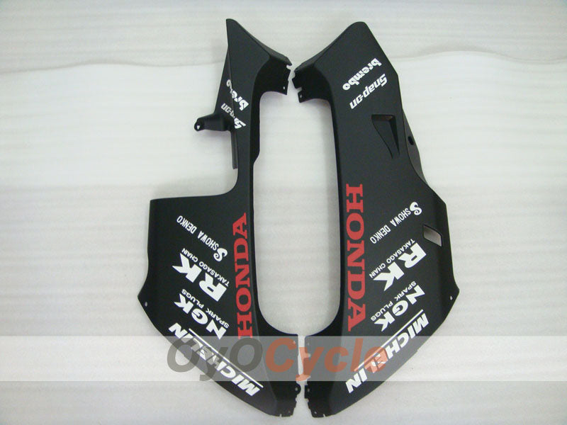 Kit de carénage injecté pour CBR600RR 03-04 - Noir, mat - Rossi #OYO87902541