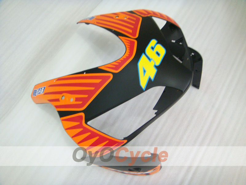 Kit de carénage injecté pour CBR600RR 03-04 - Noir, mat - Rossi #OYO87902541