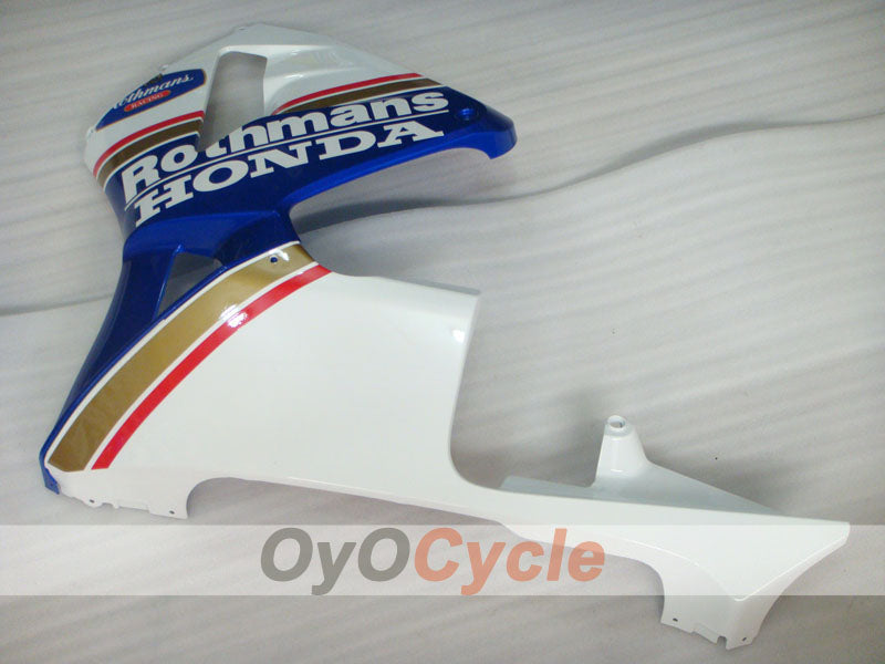 Kit de carénage à injection pour CBR600RR 03-04 - Bleu, Blanc - Rothmans #OYO87902556