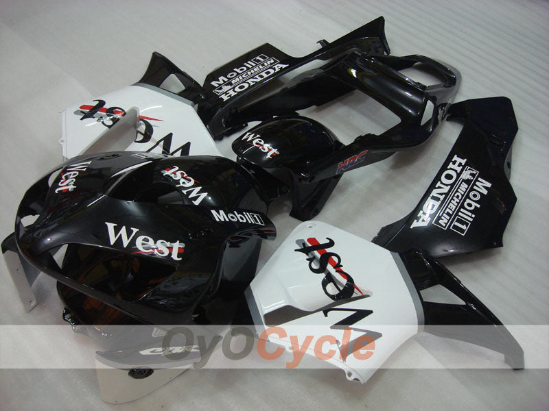 Kit de carénage à injection pour CBR600RR 03-04 - Blanc, Noir - West #OYO87902559 Image principale du produit