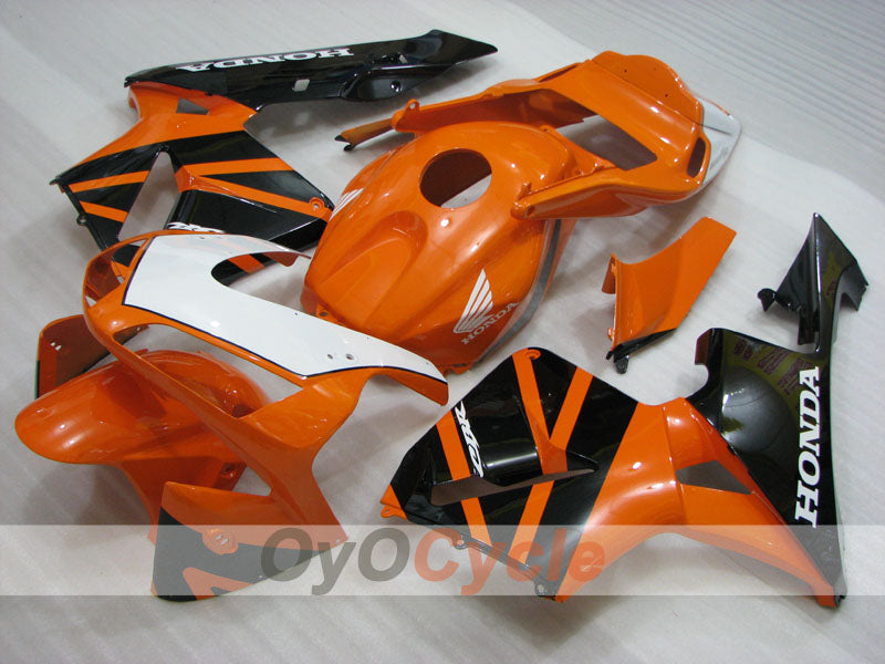 Kit de carénage à injection pour CBR600RR 03-04 - Orange, Noir - Style usine #OYO87902568