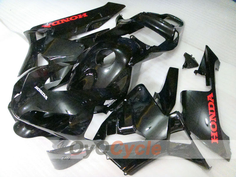 Kit de carénage à injection pour CBR600RR 03-04 - Noir - Style usine #OYO87902576