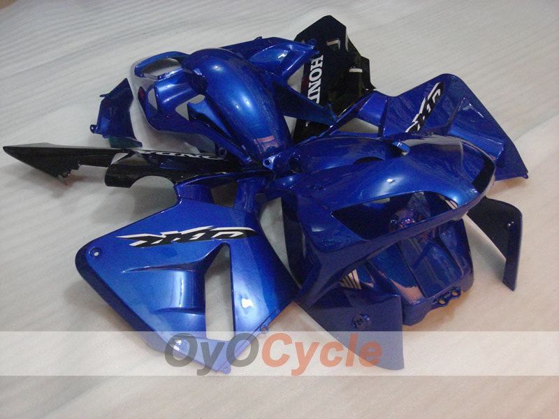 Kit de carénages injectés pour CBR600RR 03-04 - Bleu, Noir - Style d'origine #OYO87902579 Image principale du produit