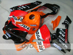Kit de carénages injectés pour CBR600RR 03-04 - Orange, Noir - Repsol #OYO87902584