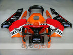 Kit de carénages injectés pour CBR600RR 03-04 - Orange, Noir - Repsol #OYO87902584