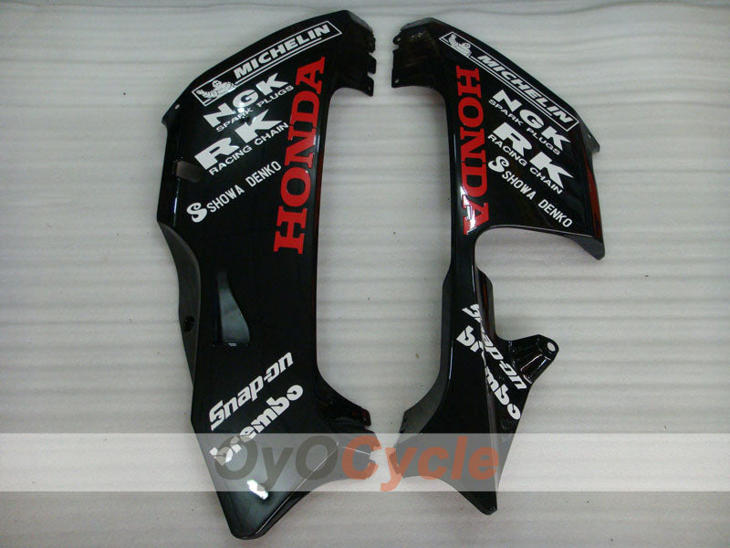 Kit de carénages injectés pour CBR600RR 03-04 - Orange, Noir - Repsol #OYO87902587