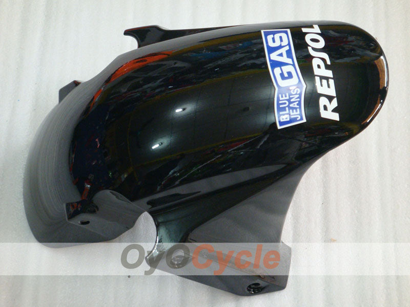 Kit de carénages injectés pour CBR600RR 03-04 - Orange, Noir - Repsol #OYO87902587