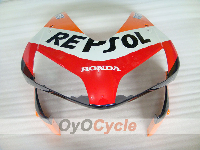 Kit de carénages injectés pour CBR600RR 03-04 - Rouge, Jaune - Repsol #OYO87902588