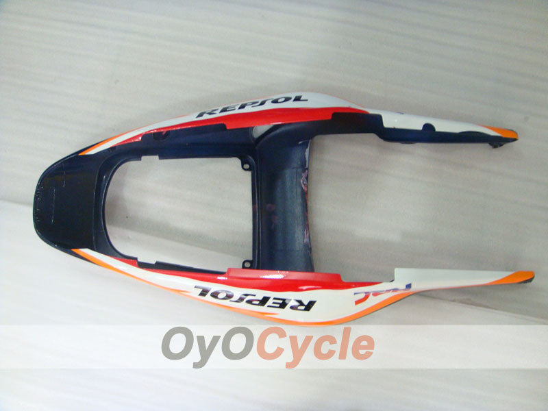 Kit de carénages injectés pour CBR600RR 03-04 - Rouge, Jaune - Repsol #OYO87902588