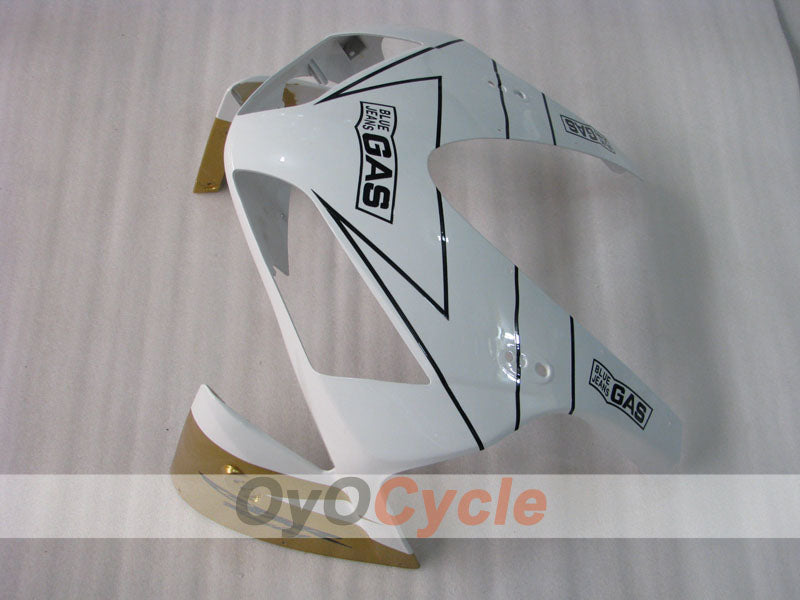 Kit de carénages injectés pour CBR600RR 03-04 - Blanc, Or - Repsol #OYO87902590