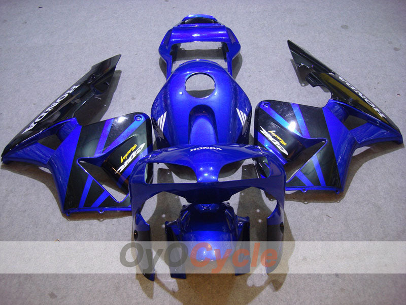 Kit de carénage à injection pour CBR600RR 03-04 - Bleu, Noir - Style d'origine #OYO87902598 Image secondaire du produit