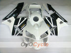 Kit de carénage à injection pour CBR600RR 03-04 - Blanc, Noir - Style d'origine #OYO87902600