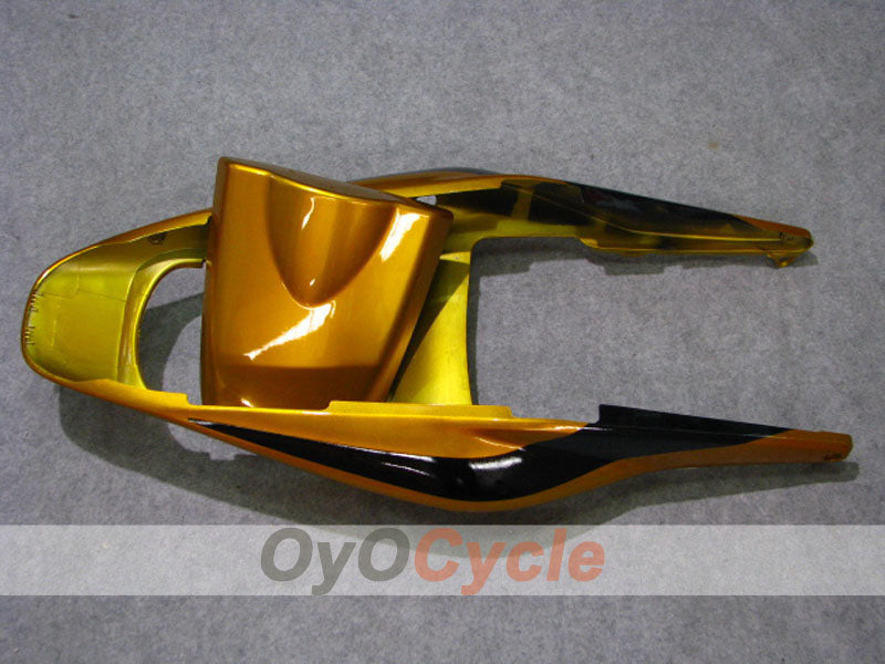 Kit de carénage injecté pour CBR600RR 03-04 - Noir, or - Style usine #OYO87902611
