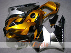 Kit de carénage injecté pour CBR600RR 03-04 - Noir, or - Style usine #OYO87902611
