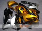 Kit de carénage injecté pour CBR600RR 03-04 - Noir, or - Style usine #OYO87902611