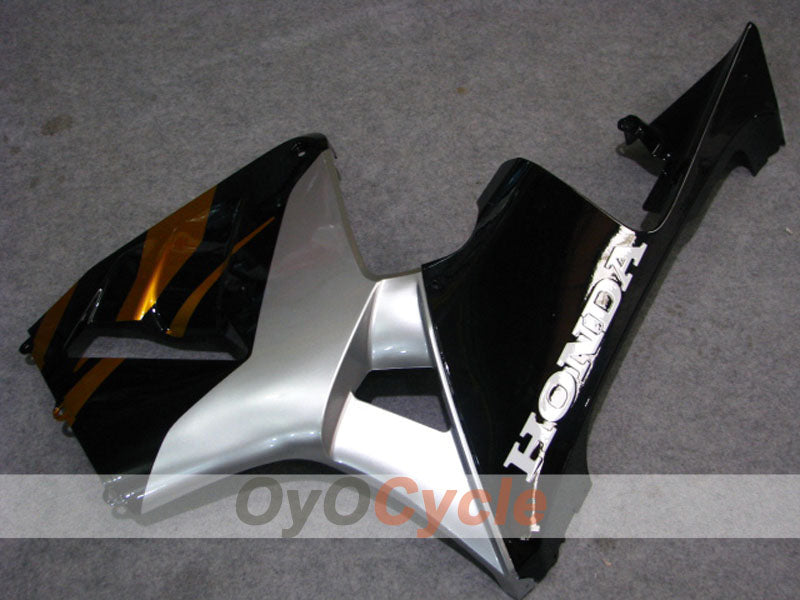 Kit de carénage injecté pour CBR600RR 03-04 - Noir, or - Style usine #OYO87902611