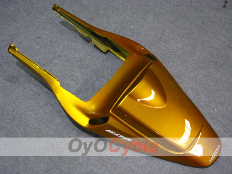 Kit de carénage injecté pour CBR600RR 03-04 - Noir, or - Style usine #OYO87902611