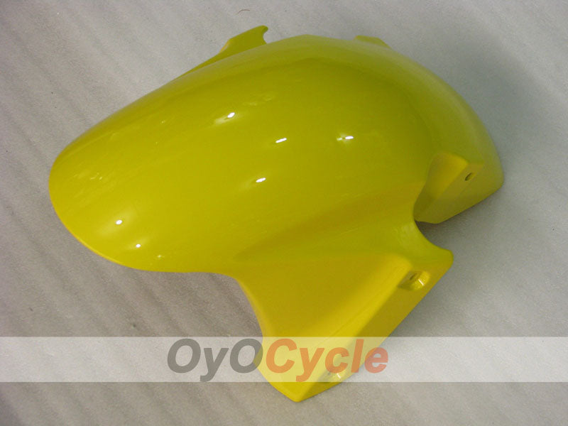 Kit de carénage injecté pour CBR600RR 03-04 - Jaune, noir - Style usine #OYO87902612
