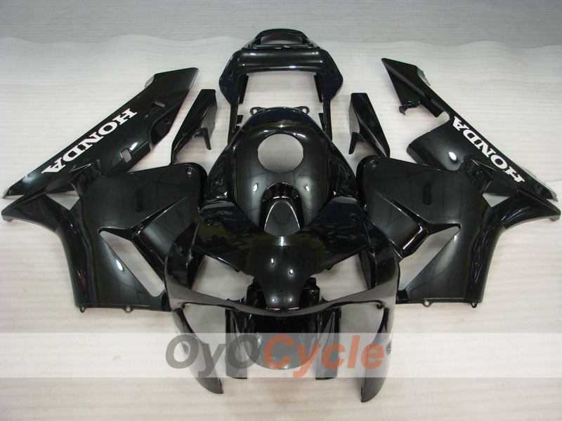 Kit de carénage injecté pour CBR600RR 03-04 - Noir - Style usine #OYO87902613 Image principale du produit