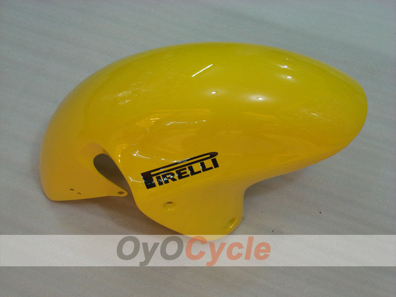 Kit de carénages d'injection pour GSXR1300 Hayabusa 99-07 - Jaune, bleu - Corona, MOTUL #OYO87902651
