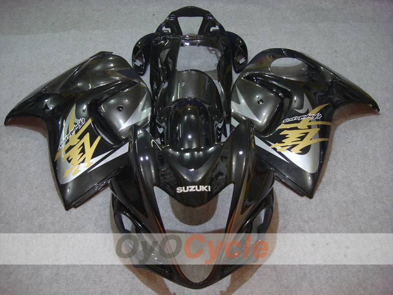 Kit de carénages d'injection pour GSXR1300 Hayabusa 08-20 - Noir - Style d'origine #OYO87902655