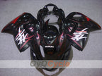 Kit de carénage à injection pour GSXR1300 Hayabusa 08-20 - Rouge, noir - Flammes #OYO87902668