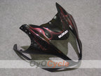 Kit de carénage à injection pour GSXR1300 Hayabusa 08-20 - Rouge, noir - Flammes #OYO87902668