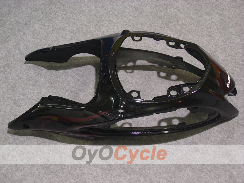 Kit de carénage à injection pour GSXR1300 Hayabusa 08-20 - Rouge, noir - Flammes #OYO87902668