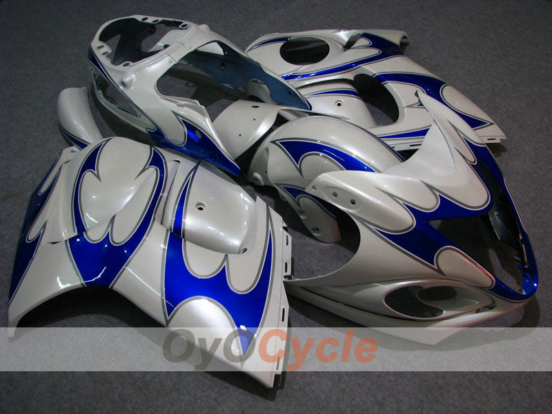 Kit de carénage à injection pour GSXR1300 Hayabusa 08-20 - Bleu, blanc - Flame #OYO87902670 Image principale du produit