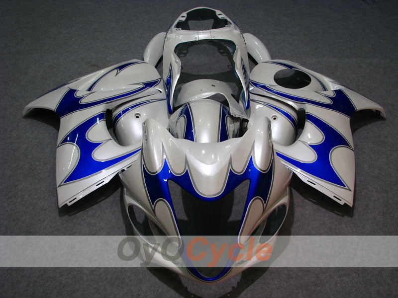 Kit de carénage à injection pour GSXR1300 Hayabusa 08-20 - Bleu, blanc - Flame #OYO87902670 Image secondaire du produit