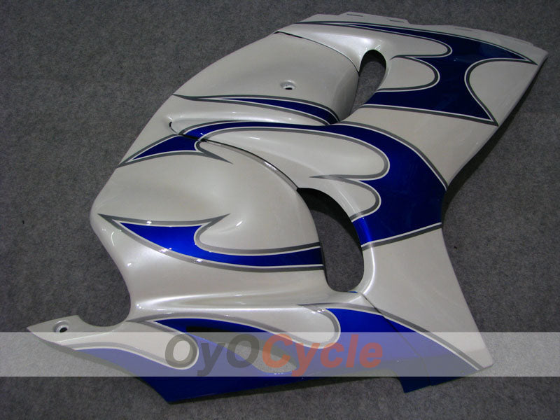 Kit de carénage à injection pour GSXR1300 Hayabusa 08-20 - Bleu, blanc - Flame #OYO87902670
