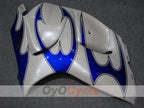 Kit de carénage à injection pour GSXR1300 Hayabusa 08-20 - Bleu, blanc - Flame #OYO87902670