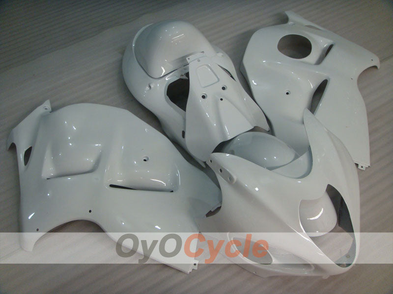 Kit de carénage à injection pour GSXR1300 Hayabusa 99-07 - Blanc, noir - Style d'origine #OYO87902671 Image principale du produit