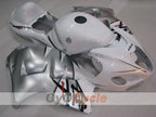 Kit de carénage à injection pour GSXR1300 Hayabusa 99-07 - Blanc, argenté - Style d'origine #OYO87902673
