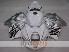 Kit de carénage à injection pour GSXR1300 Hayabusa 99-07 - Blanc, argenté - Style d'origine #OYO87902673