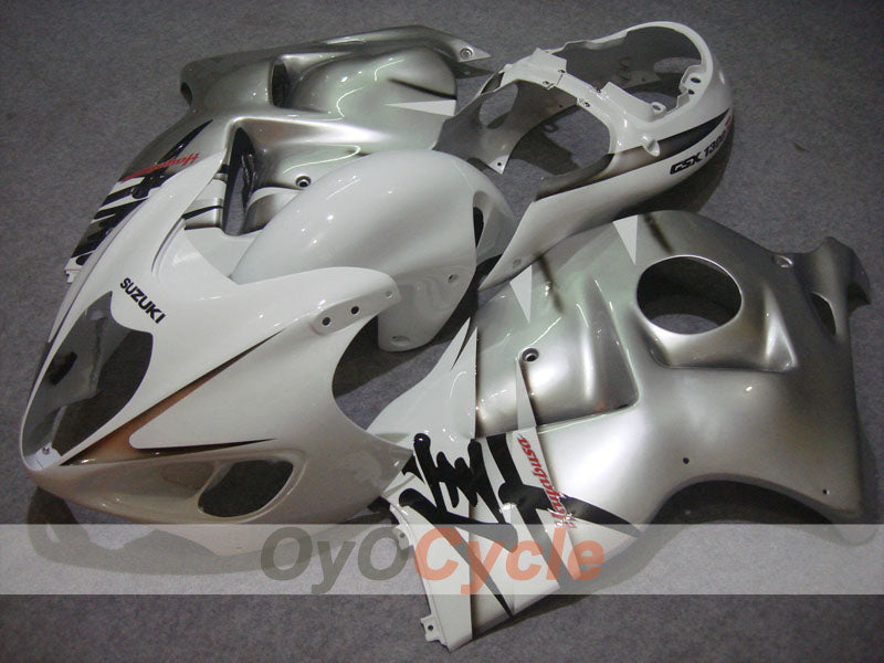 Kit de carénage à injection pour GSXR1300 Hayabusa 99-07 - Blanc, argenté - Style d'origine #OYO87902674 Image principale du produit