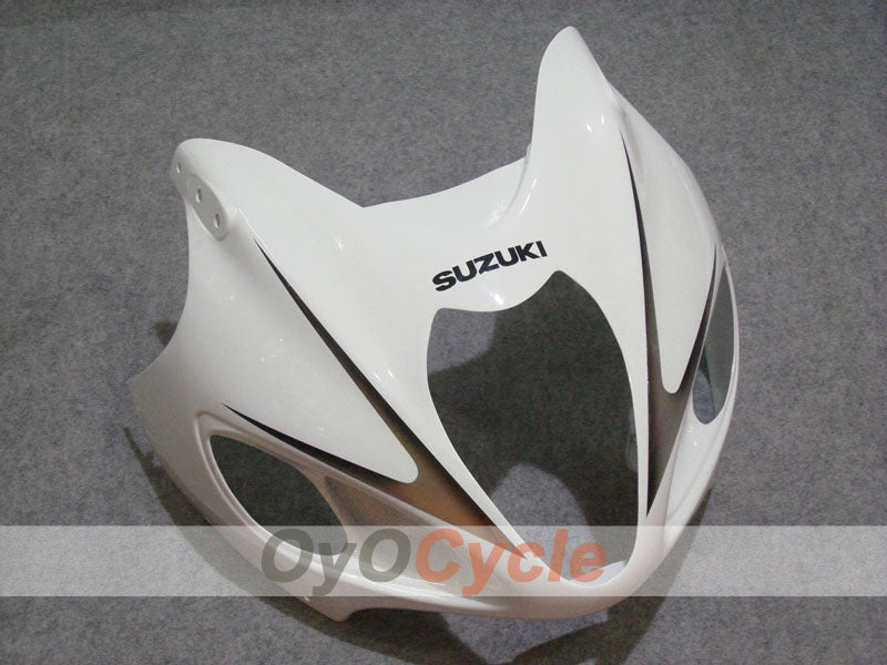 Kit de carénage à injection pour GSXR1300 Hayabusa 99-07 - Blanc, argenté - Style d'origine #OYO87902674