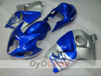 Kit de carénage à injection pour GSXR1300 Hayabusa 99-07 - Bleu, argenté - Style d'origine #OYO87902678