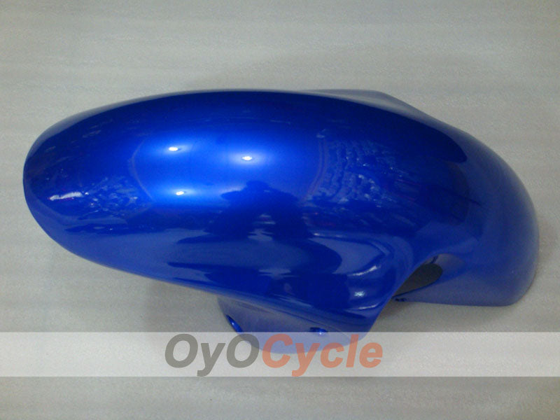 Kit de carénage à injection pour GSXR1300 Hayabusa 99-07 - Bleu, argenté - Style d'origine #OYO87902678