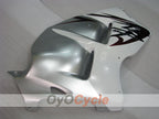 Kit de carénages à injection pour GSXR1300 Hayabusa 99-07 - Blanc, argenté - Style d'origine #OYO87902682