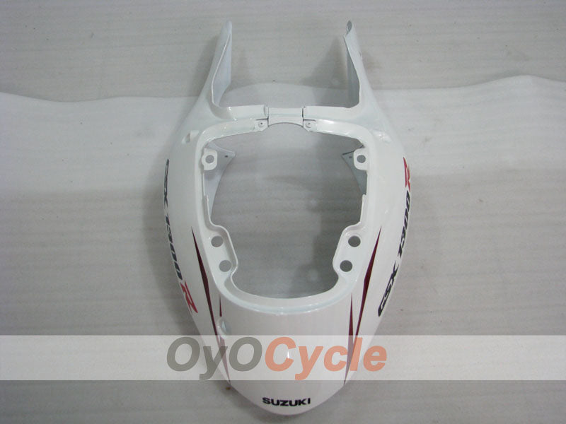 Kit de carénages à injection pour GSXR1300 Hayabusa 99-07 - Blanc, argenté - Style d'origine #OYO87902682