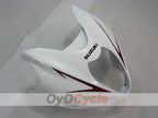 Kit de carénages à injection pour GSXR1300 Hayabusa 99-07 - Blanc, argenté - Style d'origine #OYO87902682