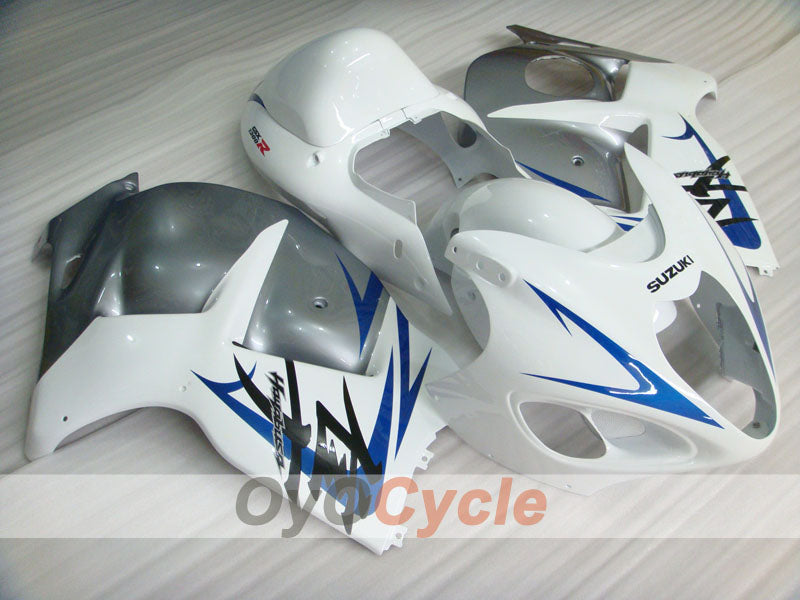 Kit de carénages à injection pour GSXR1300 Hayabusa 99-07 - Blanc, argenté - Style d'origine #OYO87902683 Image secondaire du produit