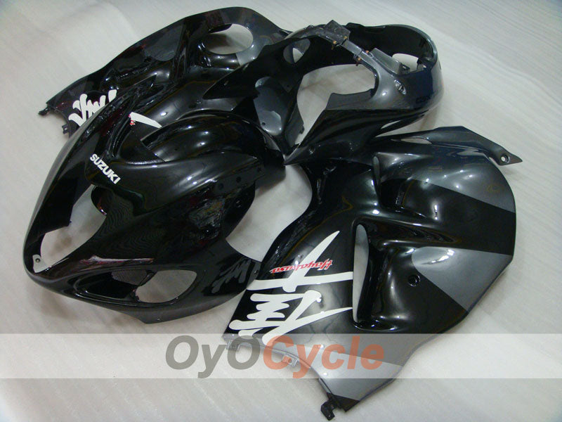Kit de carénages à injection pour GSXR1300 Hayabusa 99-07 - Noir, gris - Style d'origine #OYO87902687