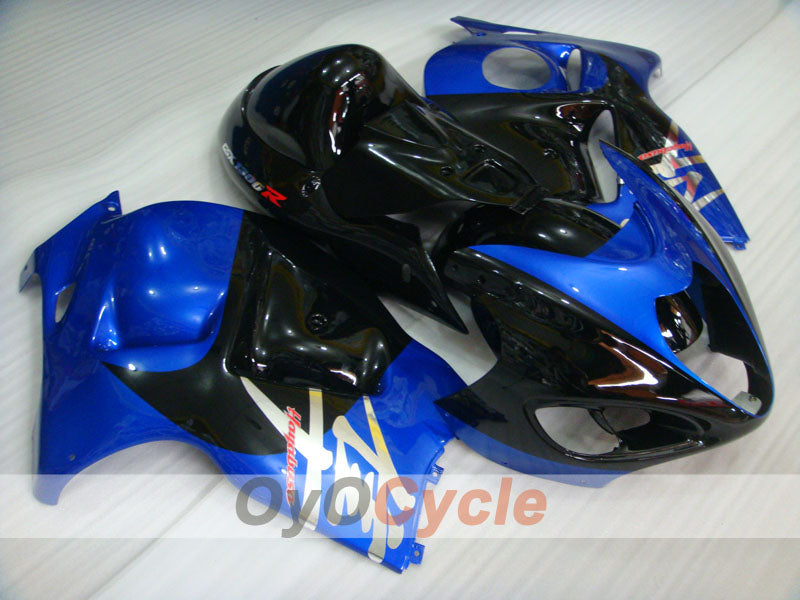 Kit de carénages à injection pour GSXR1300 Hayabusa 99-07 - Bleu, noir - Style d'origine #OYO87902689